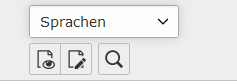Screenshot Ansicht Sprachen