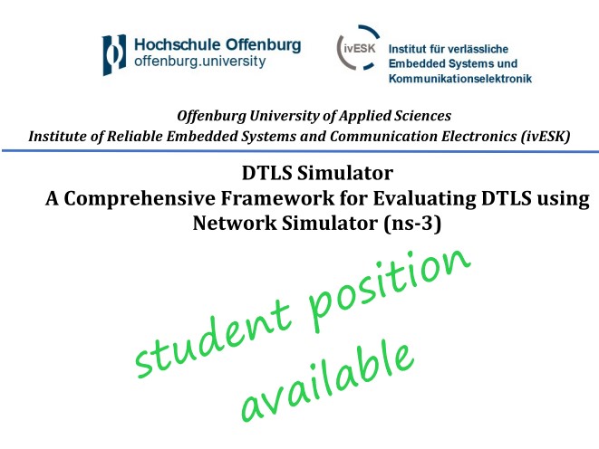 Grafik mit Insitutlogo und Thesis Thema