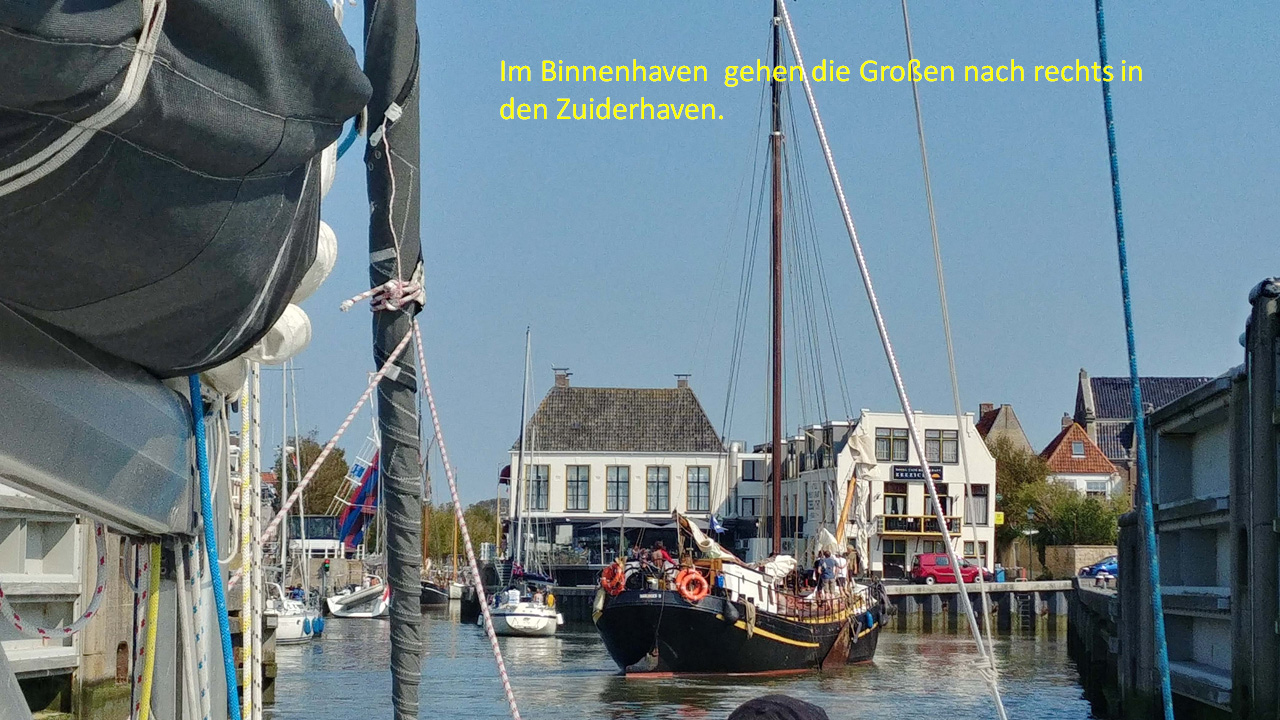 Im Binnenhaven Harlingen ist man sicher, egal, wie es draußen wettermäßig zugeht