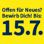 Gelb bewerben bis 15.7.
