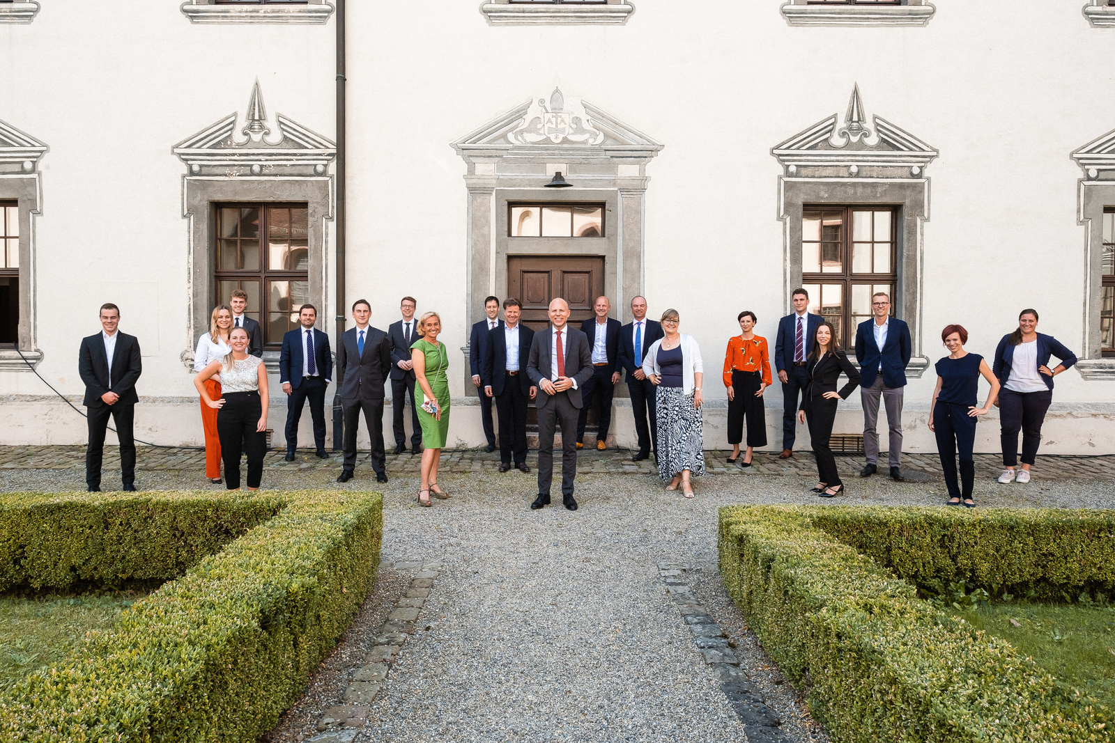 IfTI-Teilnehmer vor der Hochschule in Gengenbach