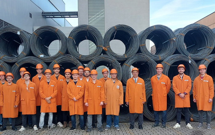 Exkursion zu den Badischen Stahlwerken in Kehl