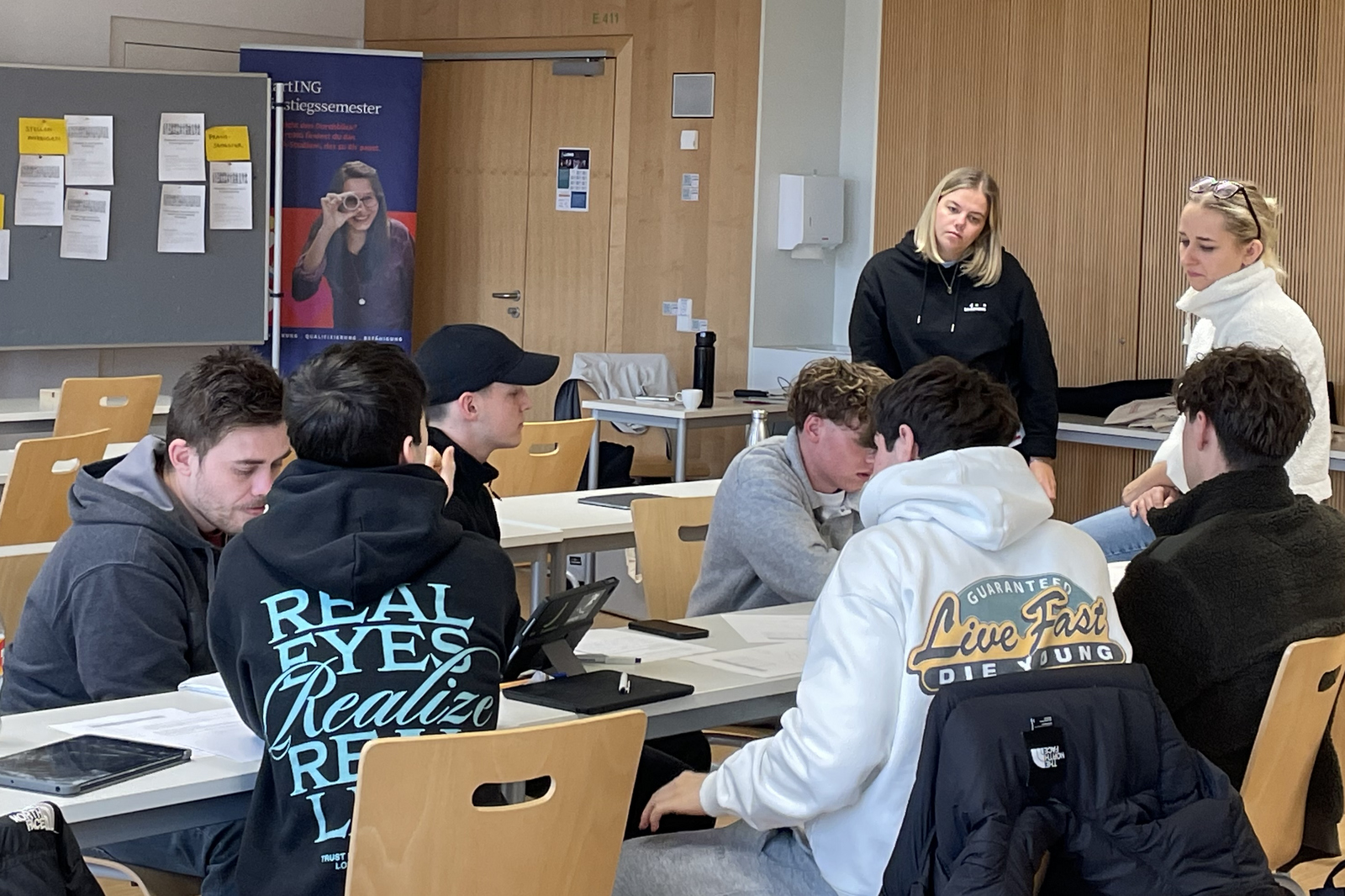 Gruppenarbeit beim Thementag Nachhaltigkeit