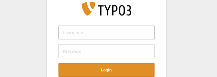 Screenshot - Anmeldefenster Typo3