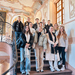 Die Schnupperstudierenden stehen auf der Treppe im Kloster Gengenbach