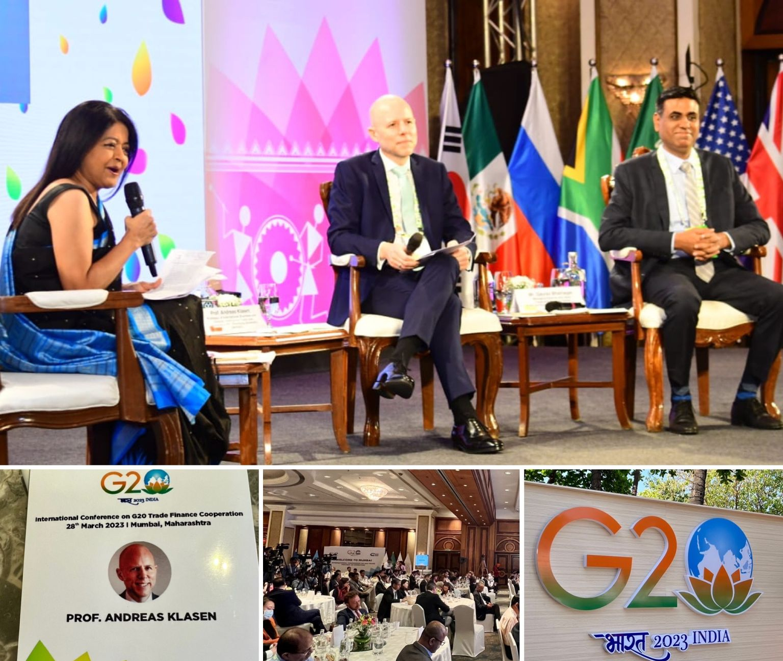 Andreas Klasen beim G20-Treffen in Indien