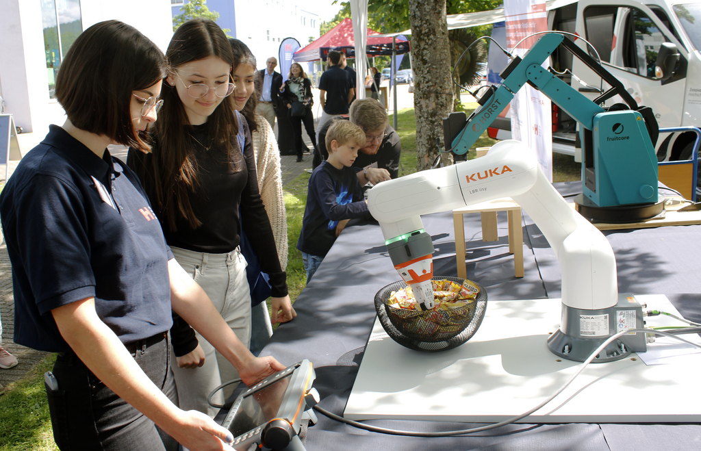 Reges Treiben beim Open Campus