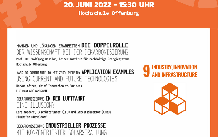 Ankündigungsposter für das erste Event 