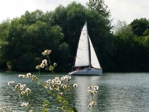 Die Antares auf dem Gifizsee