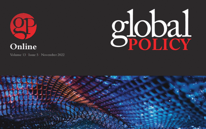 Global Policy Volume 13, Issue 5, November 2022, Pages 710-720