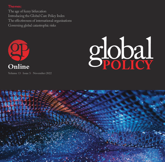 Global Policy Volume 13, Issue 5, November 2022, Pages 710-720