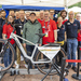 Gruppenfoto mit E-Bike-Simulator