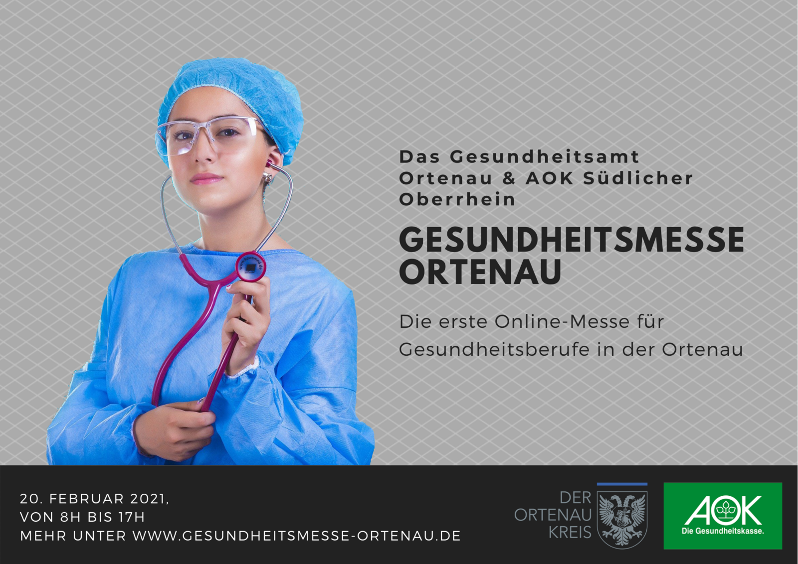 Digitaler Infotag über Berufe im Gesundheitswesen