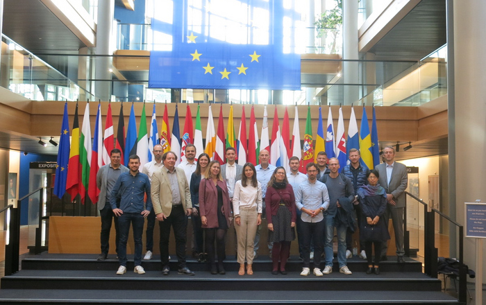 Studierende aus dem MBA Part-time General Management im Europäischen Parlament in Straßburg