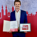 Maximilian Gießler bei der Preisverleihung an der Universität Koblenz