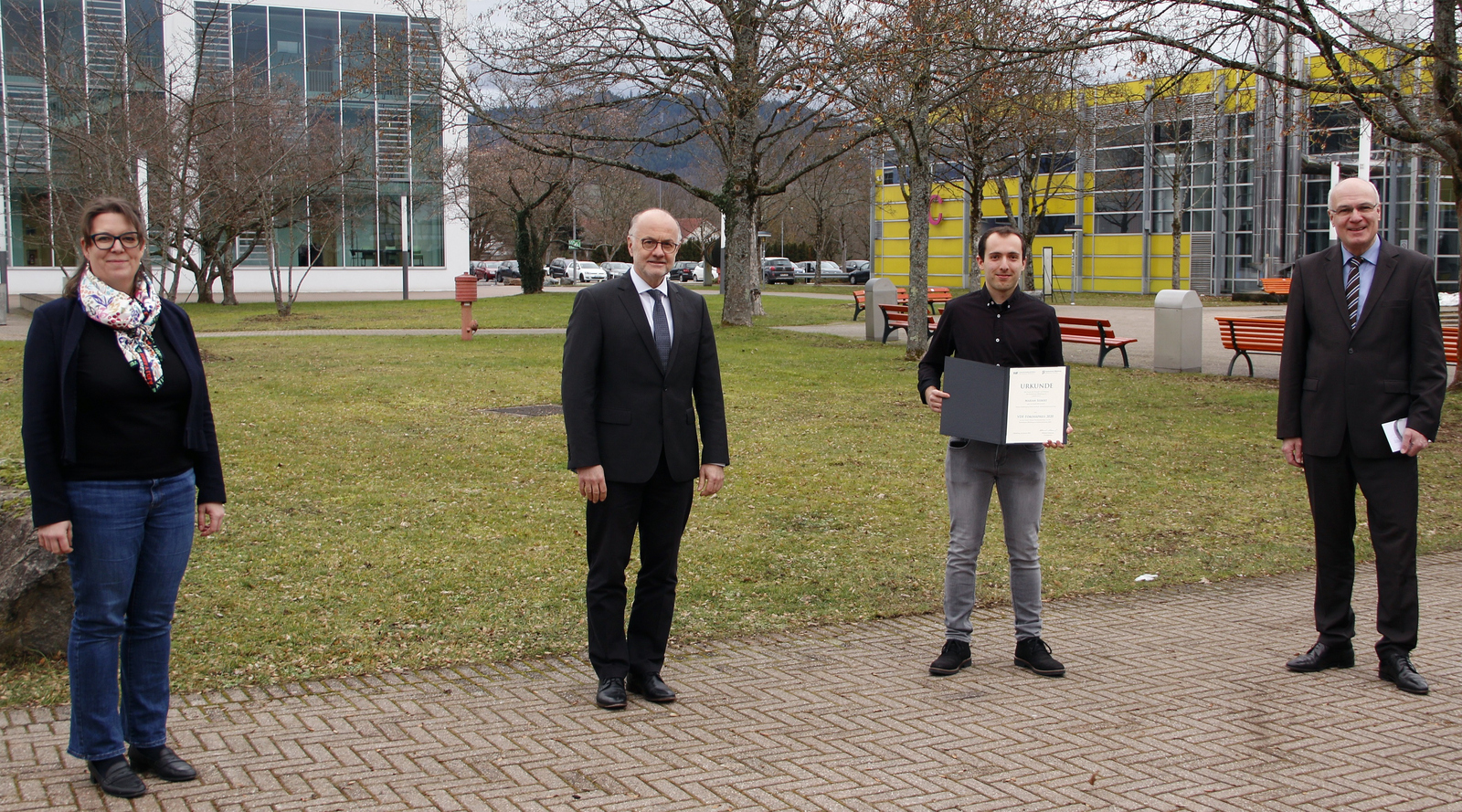 VdF nimmt außergewöhnliche Auszeichnung vor Hochschule Offenburg