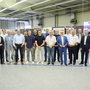 Gruppenfoto im Robotiklabor