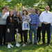 Gruppenfoto auf dem Campus