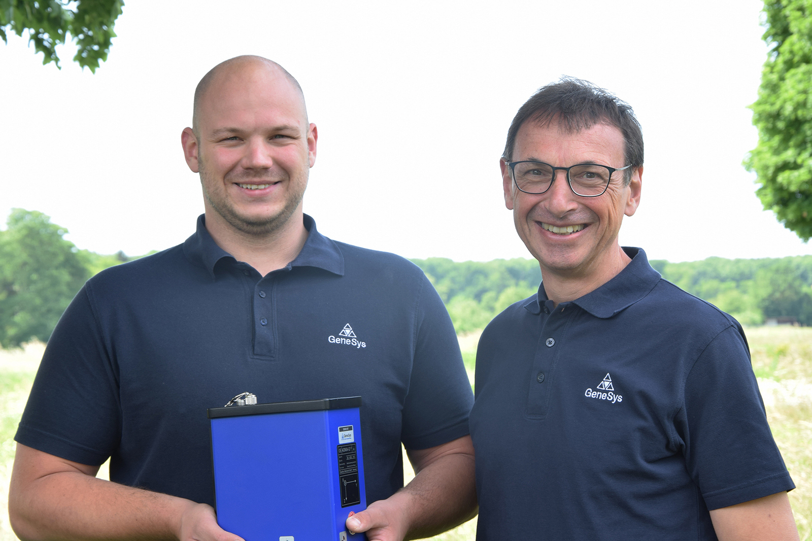 Bertold Huber (rechts) und Sohn David Huber (links)