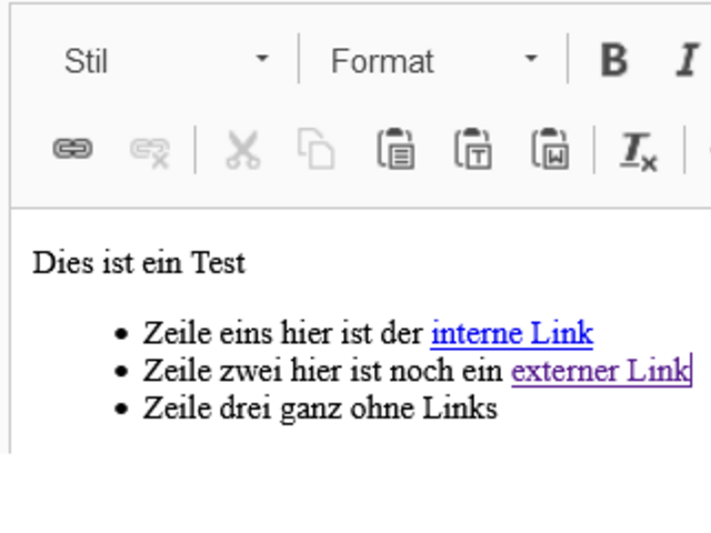 Links einfügen