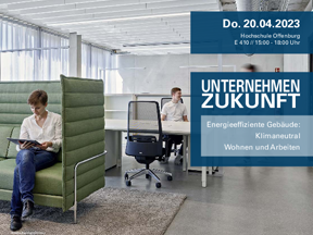 Veranstaltungshinweis und Bild von Großraumbüro