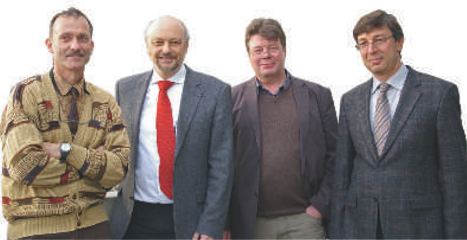 Ulrich Hochberg, Uwe Nuß, Werner Schröder und Heinz-Werner Kuhnt