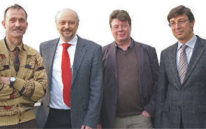 Ulrich Hochberg, Uwe Nuß, Werner Schröder und Heinz-Werner Kuhnt