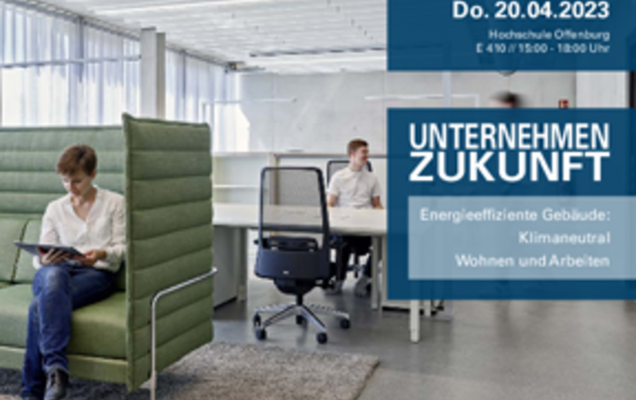 Veranstaltungshinweis und Bild von Großraumbüro